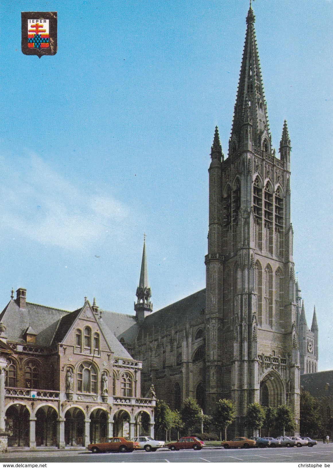 Ieper, Ypres, Schouwburg, St MaartensKathedraal  (pl38841) - Ieper