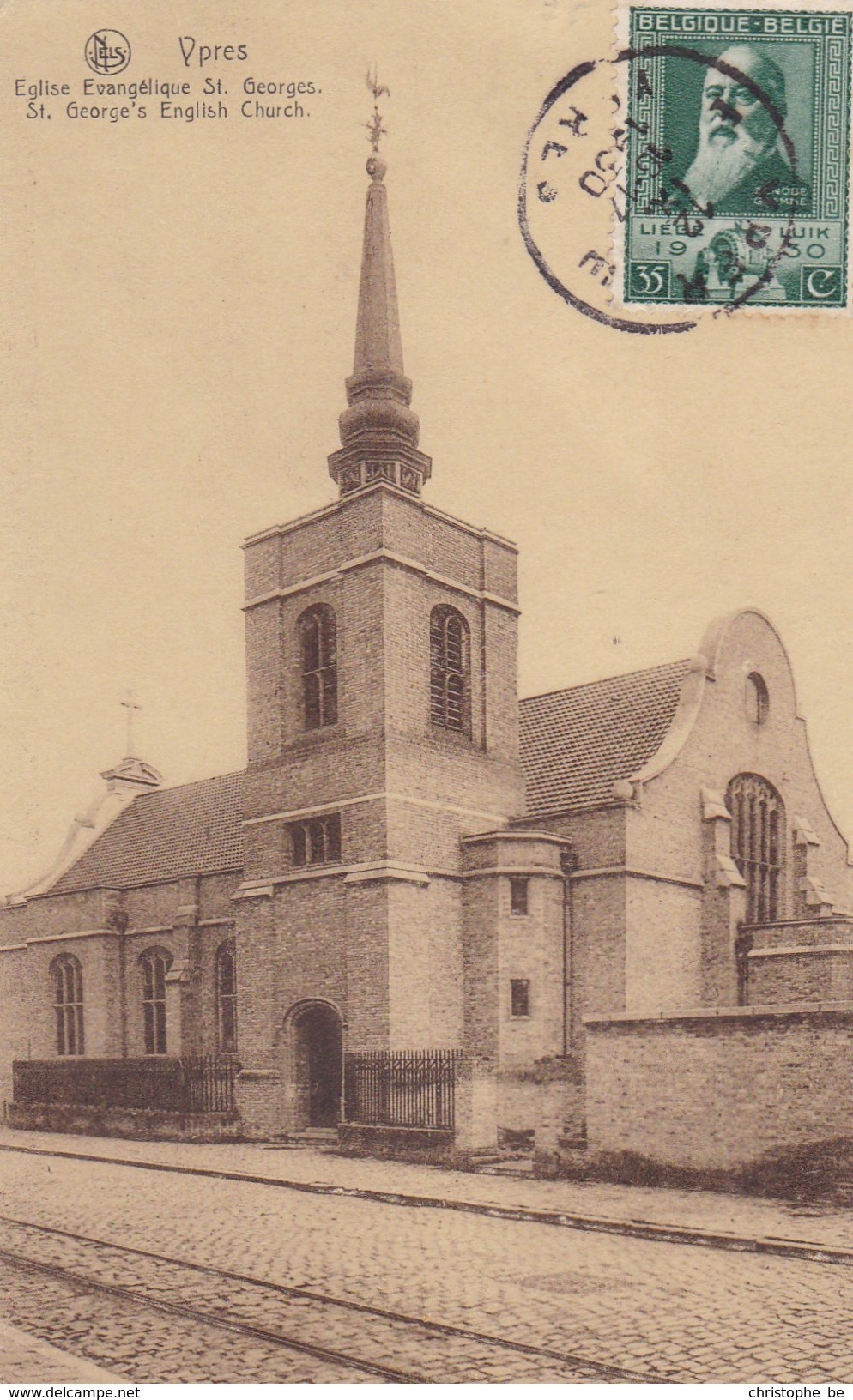 Ieper, Ypres, Eglise Evangelique St Georges (pk38858) - Ieper