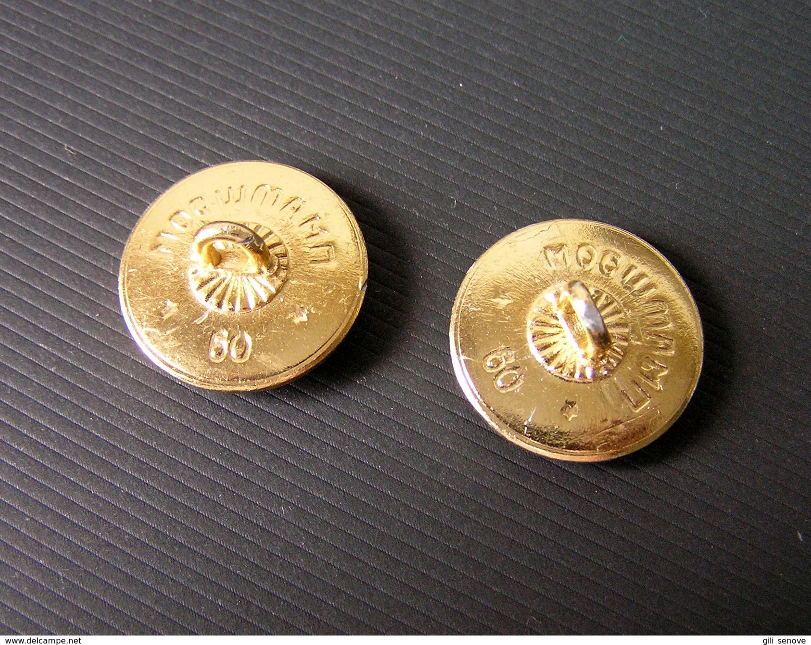 1960s USSR Russian Army Uniform 2 Buttons - Buttons