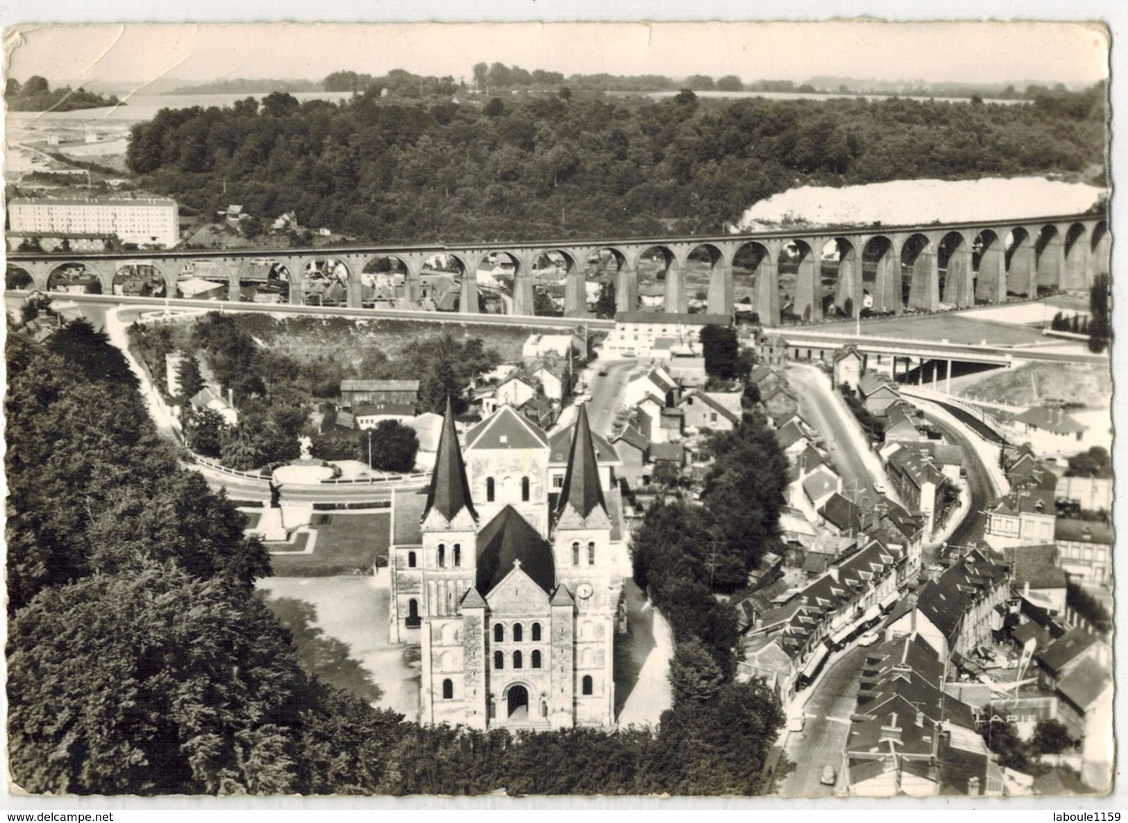 BARENTIN : En Avion Au Dessus De BARENTIN Vue Aérienne : Le Pont Route Le Viaduc L'Eglise - Ed Lapie N° 14 - Barentin