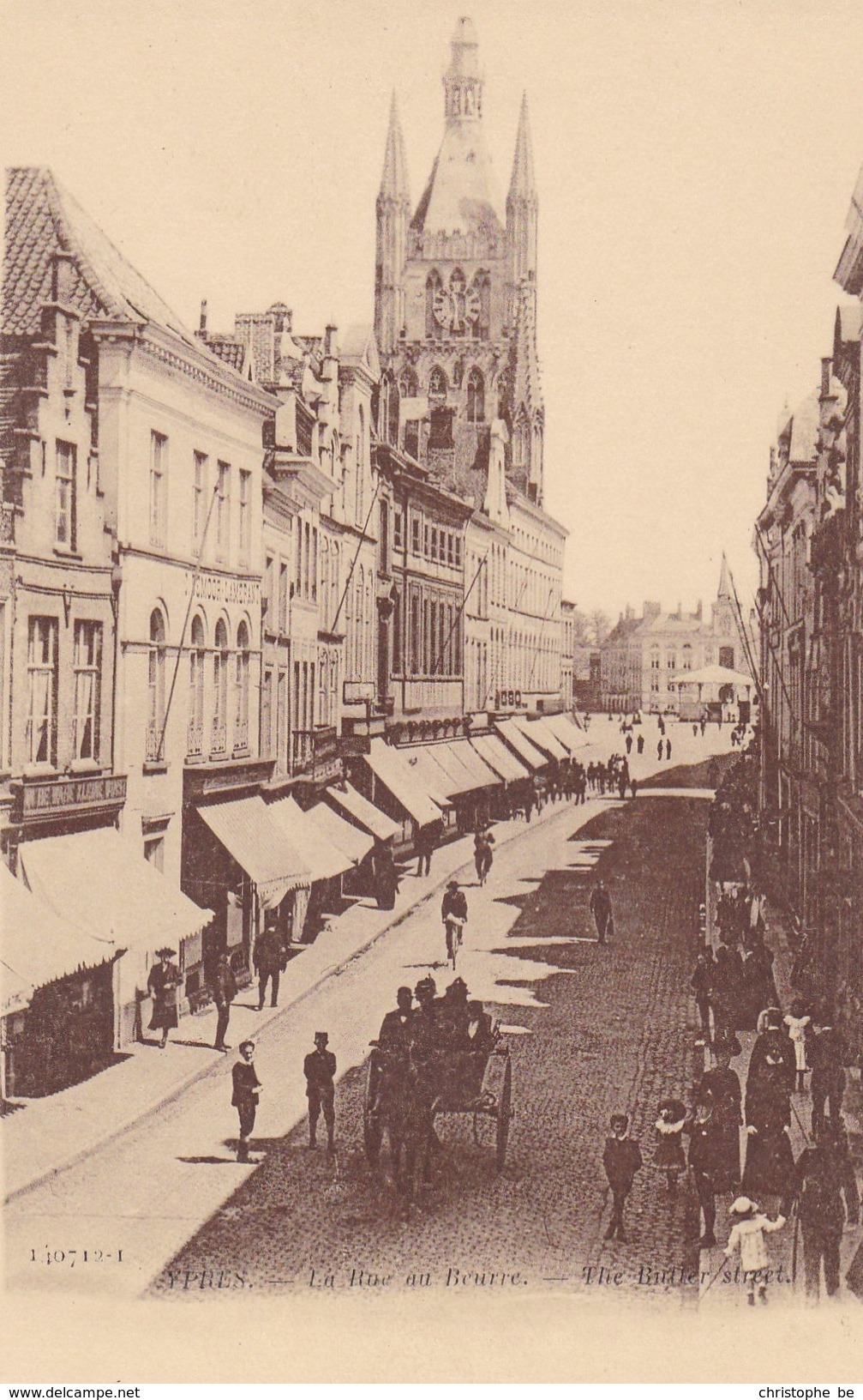 Ieper, Ypres, La Rue Du Beurre (pk38884) - Ieper