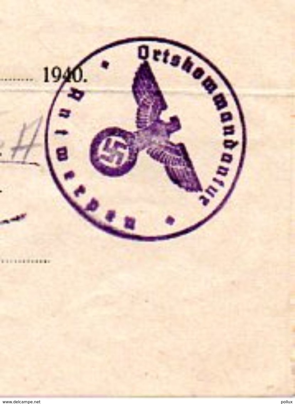 Certificat De Libération Prisonnier De Guerre Stalag XI A ALTENGRABOW 1941 Vers ST Jean-Geest Jodoigne Via ANTWERPEN - Documents