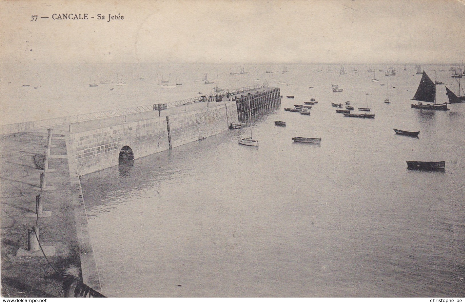 CPA Cancale, Sa Jetée (pk38920) - Cancale