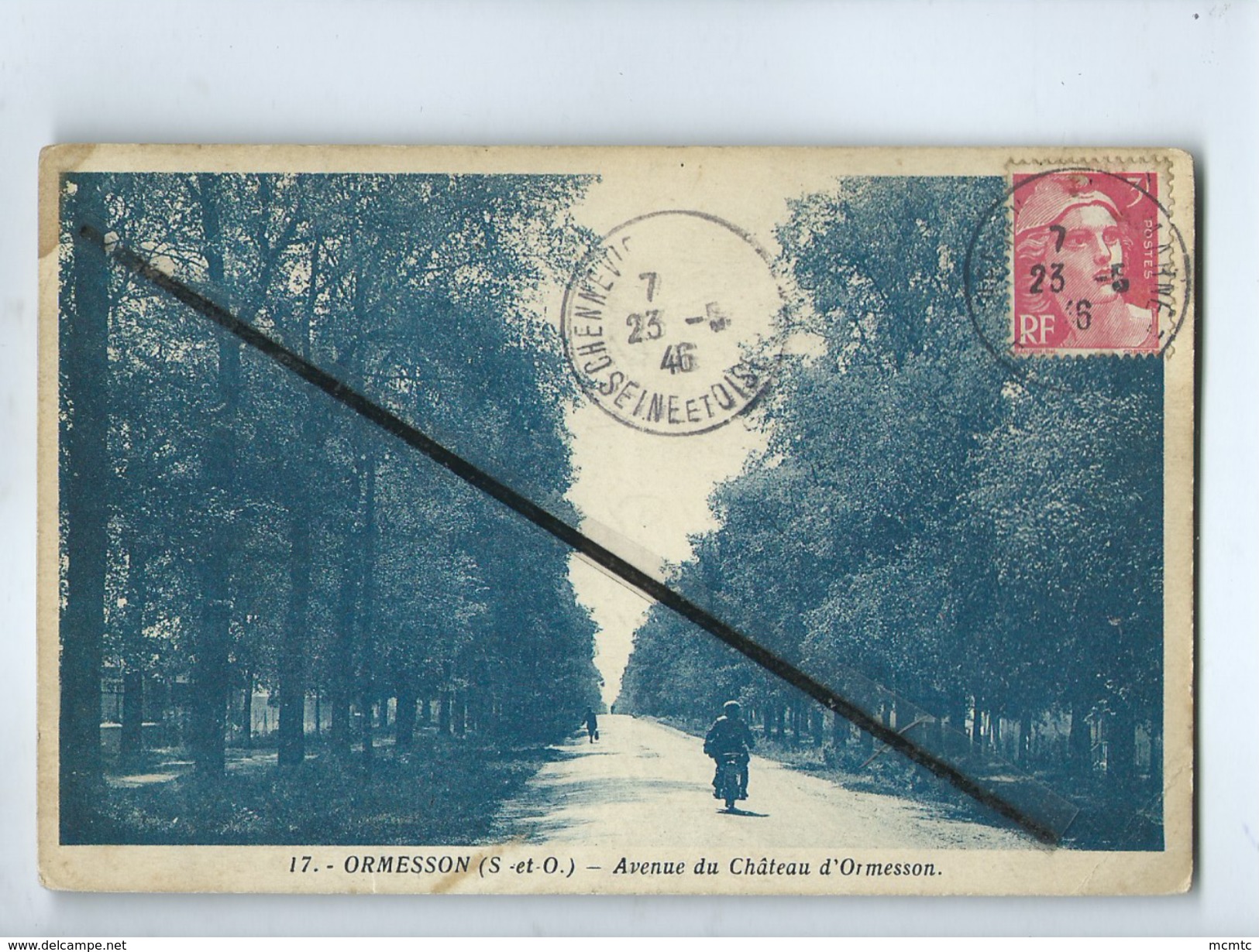 CPA - 17 - Ormesson - ( S.-et-O.)  -  Avenue Du Château D'Ormesson - Ormesson Sur Marne