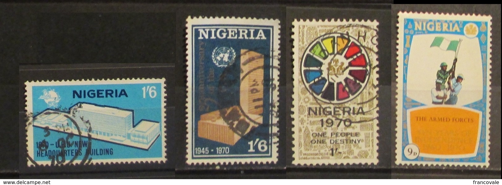 Nigeria 1970 UPU ONU One People Armed Forces - Nigeria (1961-...)