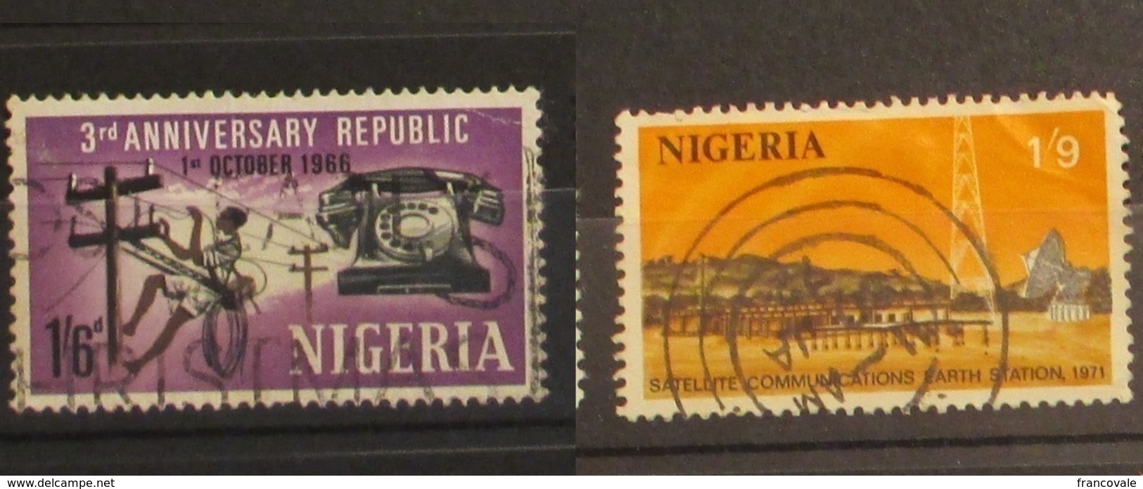 Nigeria 1966 And 1971 Communications - Nigeria (1961-...)