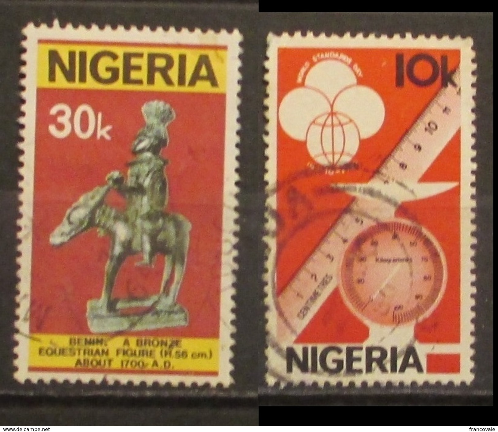 Nigeria 1978 Equestrian Figure Bronze Benin  1980 World Standard - Nigeria (1961-...)