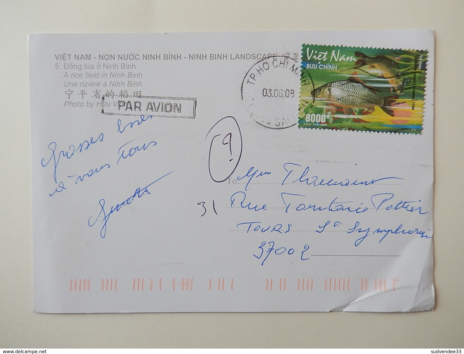 Courrier Viet Nam - Viêt-Nam