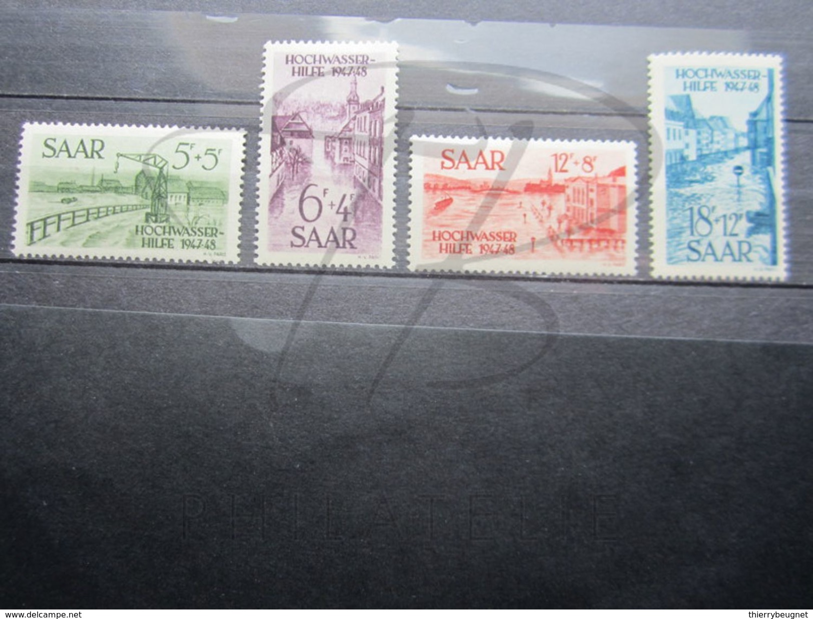 VEND BEAUX TIMBRES DE SARRE N° 244 - 247 , X !!! - Neufs