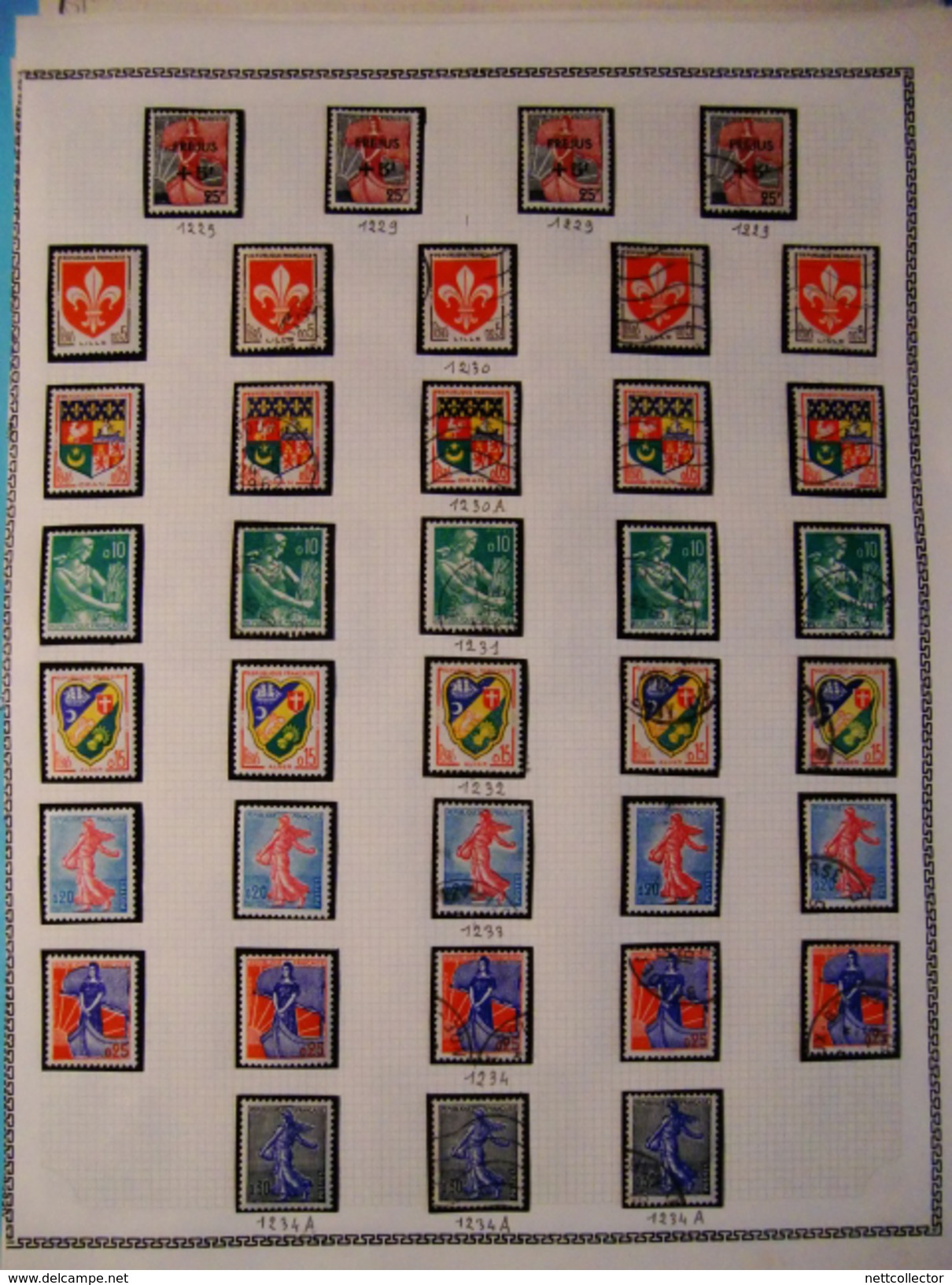 GROSSE COLLECTION TIMBRES FRANCE / ANCIENNES COLONIES & MONDE NEUFS ET OBLITERES