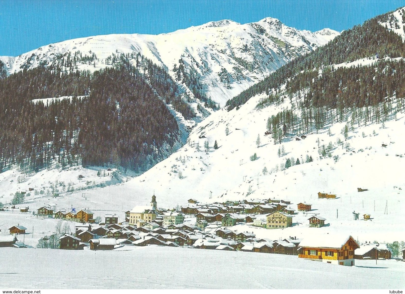 Reckingen - Dorf Gegen Wasenhorn              1969 - Reckingen