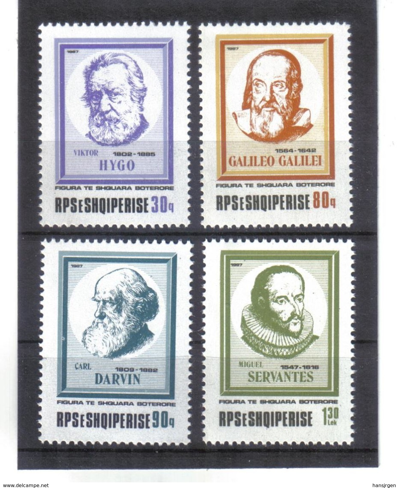 OST1326 ALBANIEN 1987  MICHL 2330/33 Postfrisch SIEHE ABBILDUNG - Albanien