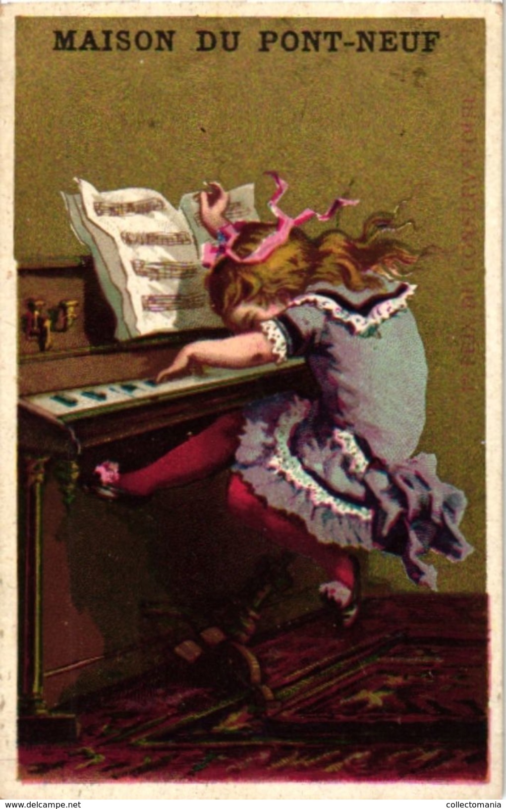 8 Trade Card Music Pub  C1888  Piano Emerson Piano Boston Chocolat Besnierc1890   Lithography - Other & Unclassified