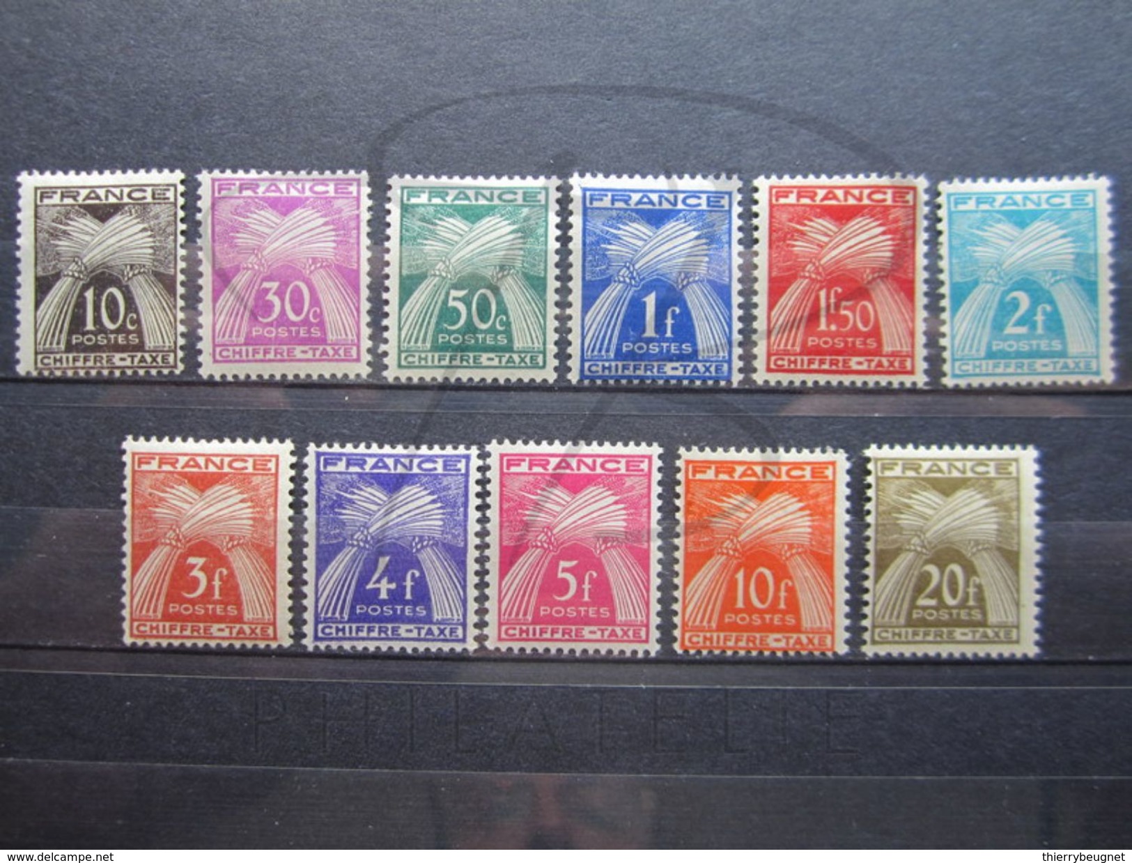 VEND BEAUX TIMBRES TAXES DE FRANCE N° 67 - 77 , X !!! - 1859-1959 Mint/hinged