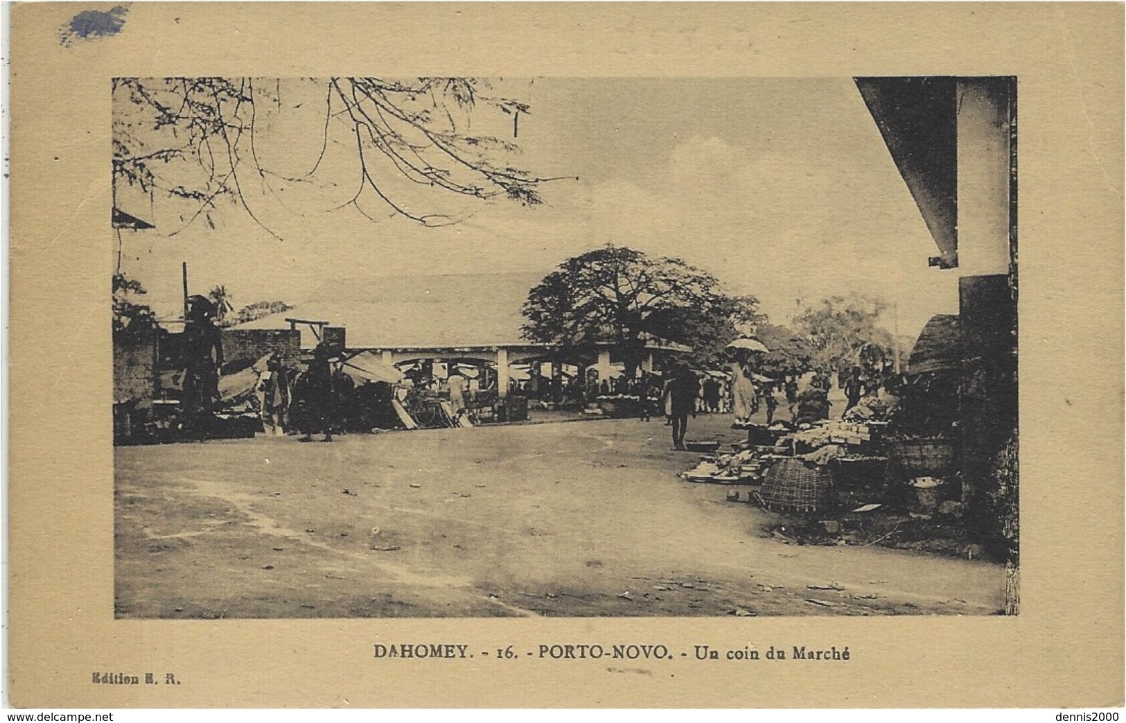 DAHOMEY -16 - PORTO NOVO - Un Coin Du Marché - Ed. E. R . - Dahomey