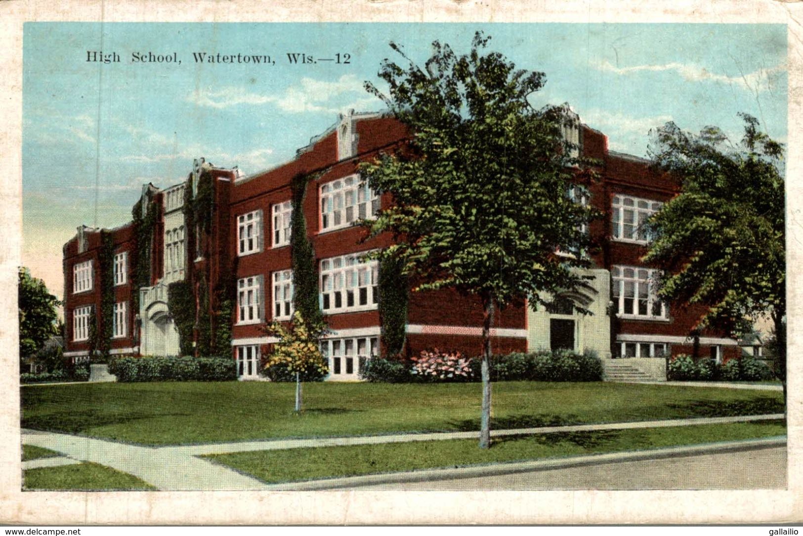 HIGH SCHOOL WATERTOWN WISCONSIN - Autres & Non Classés