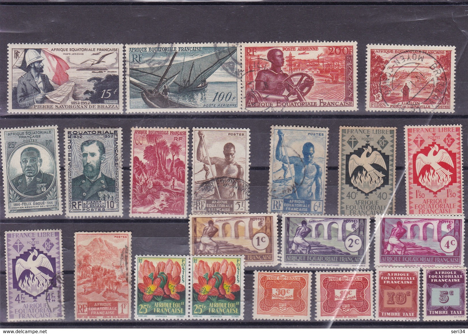 AEF ; : Y&T : Lot De 30 Timbres * Et O - Neufs