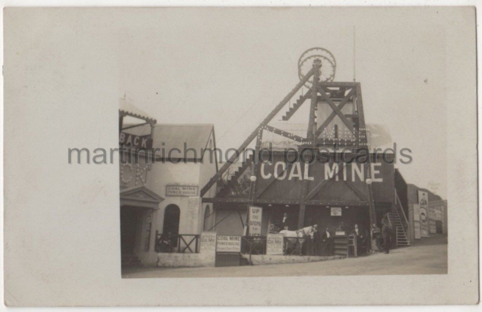 Coal Mine, Worlds Mining Exhibition Olympia 1908 RP Postcard B759 - Esposizioni