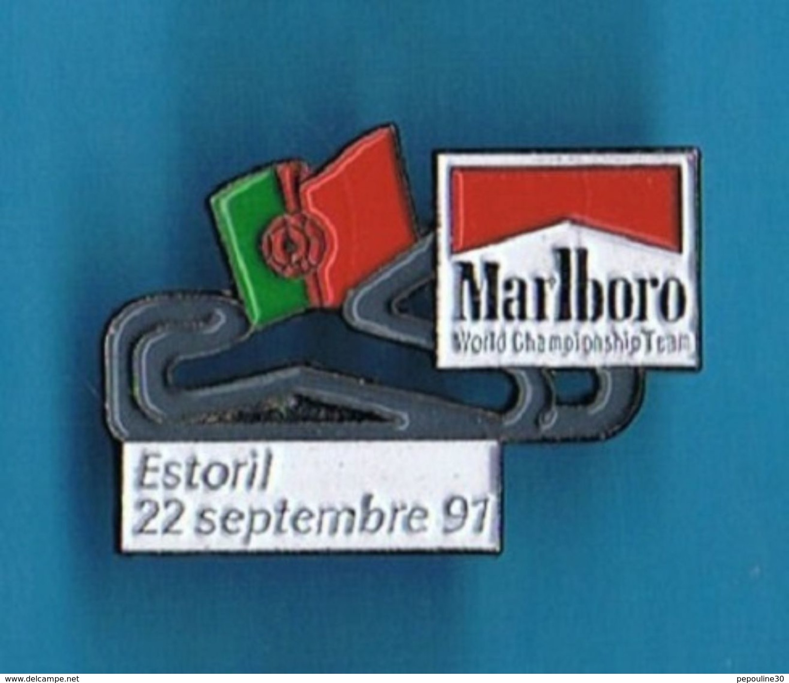 PIN´S //   ** CIRCUIT ** F1 ** ESTORIL ** 22 SEPTEMBRE 91 ** MARLBORO ** - Automobile - F1