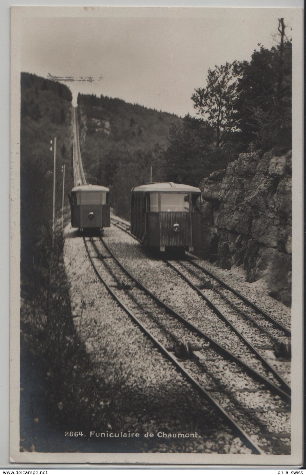 Funiculaire De Chaumont - Photo: Societe Graphique - Autres & Non Classés