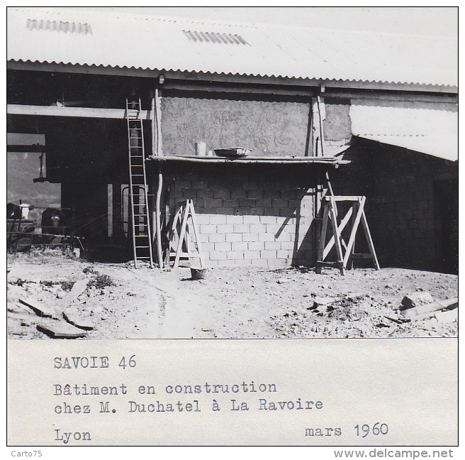 Agriculture - Agronomie - La Ravoire Savoie - Exploitation M. Duchâtel Construction Bâtiments - Lot de 9 Photographies