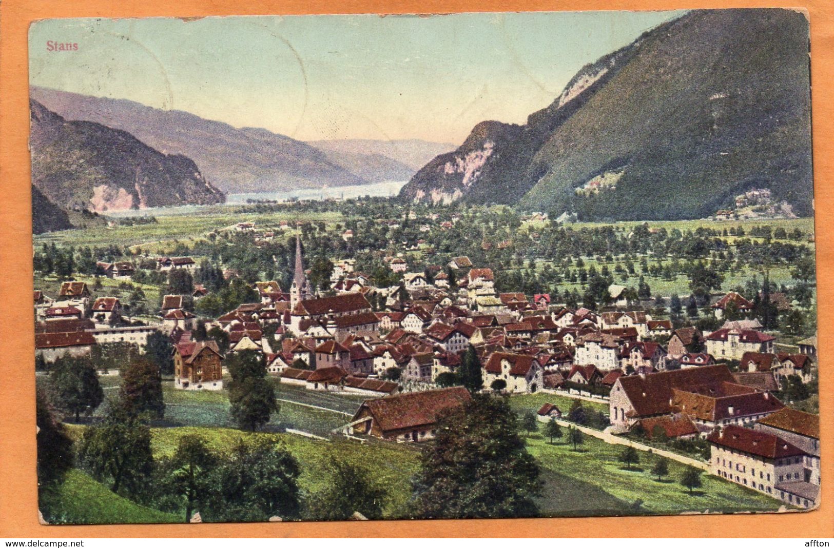 Stans Switzerland 1912 Postcard - Stans