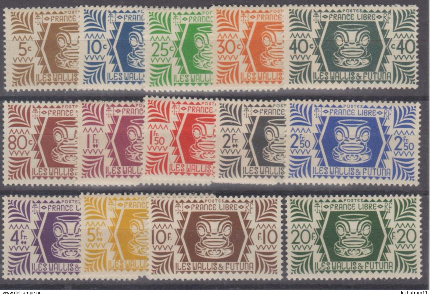 Y&T Wallis & Futuna 133 à 146 - Unused Stamps