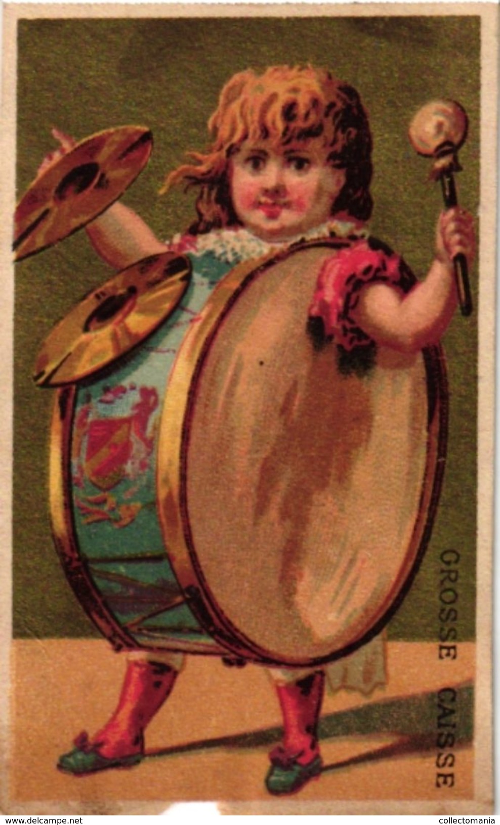 14 Trade Cards Music Instruments Triangle  Castagnettes Tambourin Trommlen  Percussions Drumming - Sonstige & Ohne Zuordnung