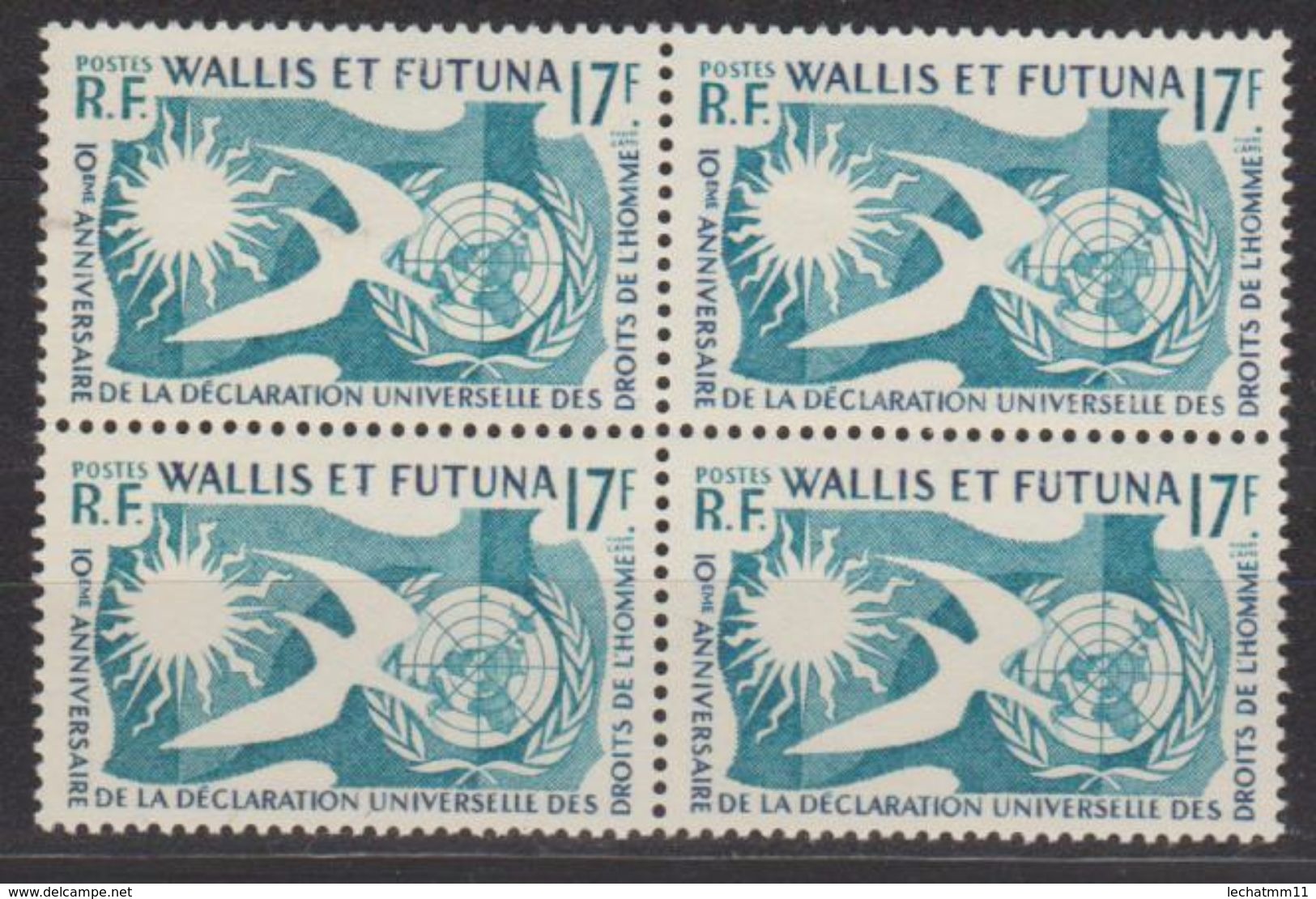 Y&T 160 Wallis & Futuna - Bloc De 4 - Unused Stamps