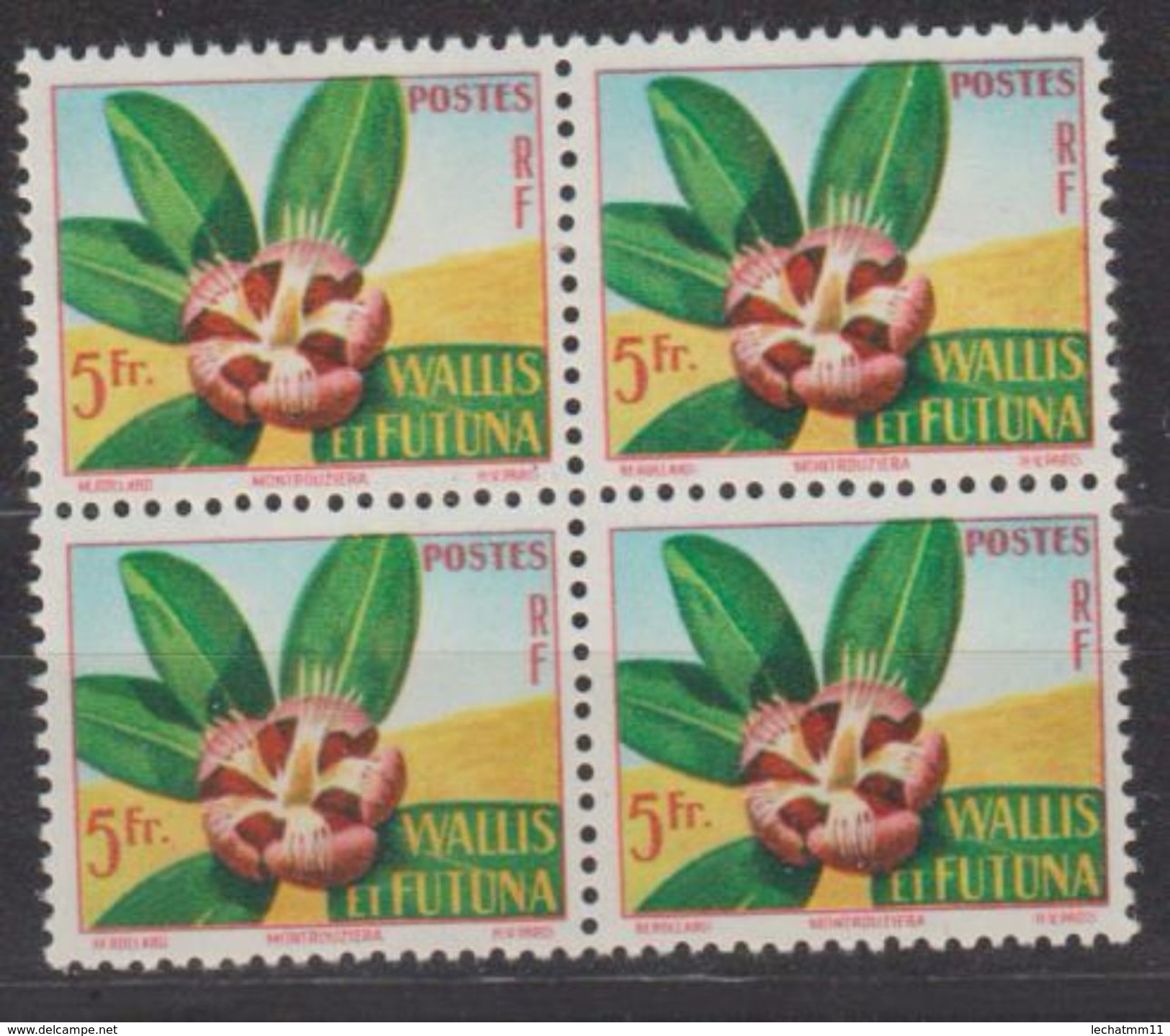 Y&T 155 Wallis & Futuna - Bloc De 4 - Unused Stamps