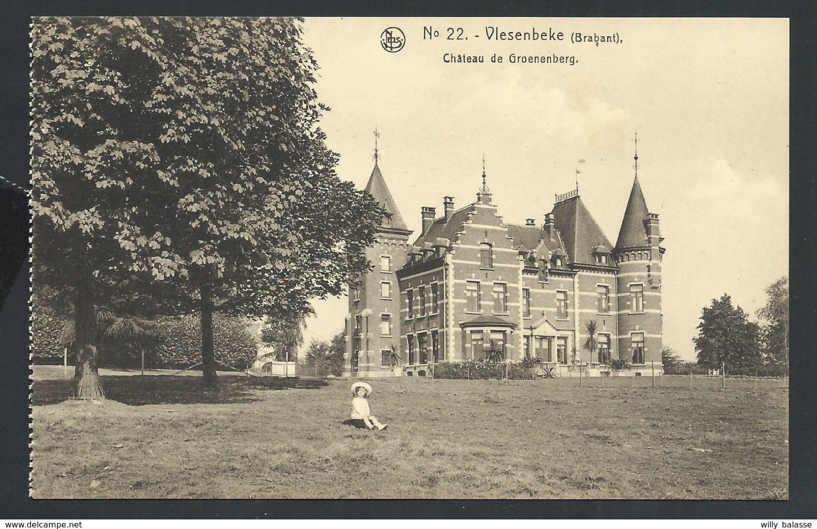 CPA - VLESENBEKE - Château De GROENENBERG - Kasteel - Nels N° 22   // - Sint-Pieters-Leeuw