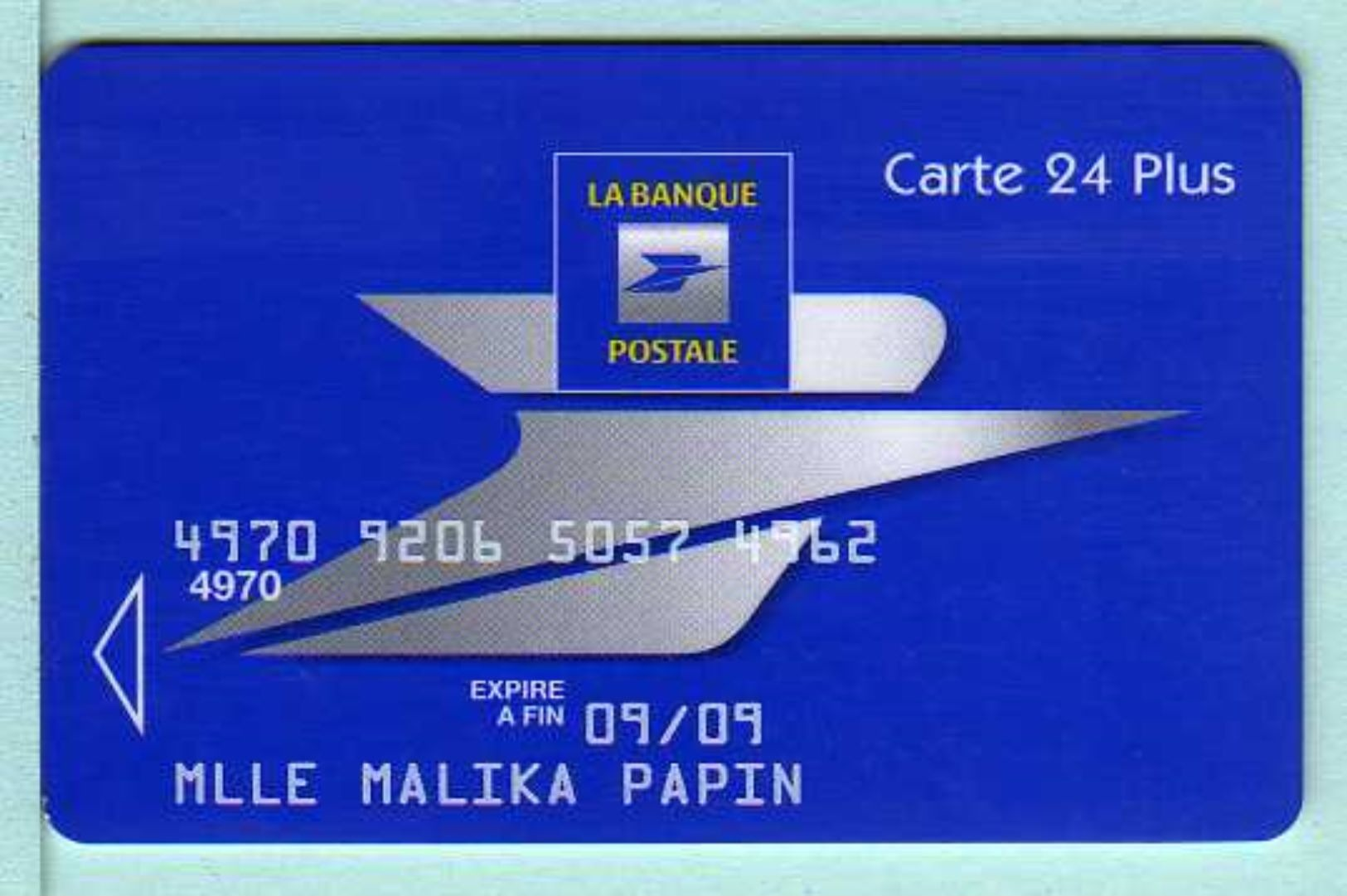 Carte La Poste - Expire Fin 09/09 (2 Scans) - Cartes Bancaires Jetables