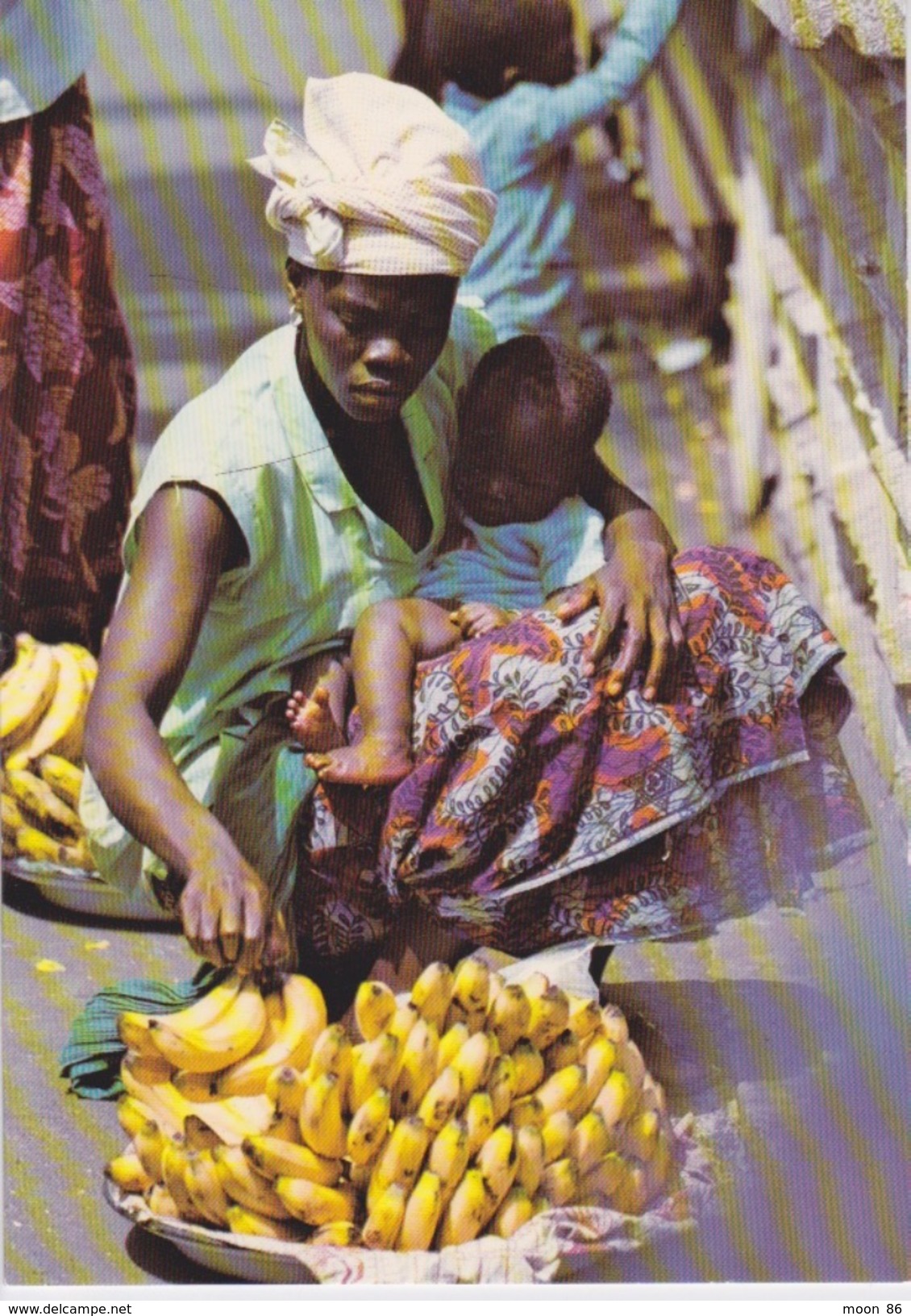 COTE D'IVOIRE - VENDEUSES DE BANANES AU MARCHÉ - Côte-d'Ivoire