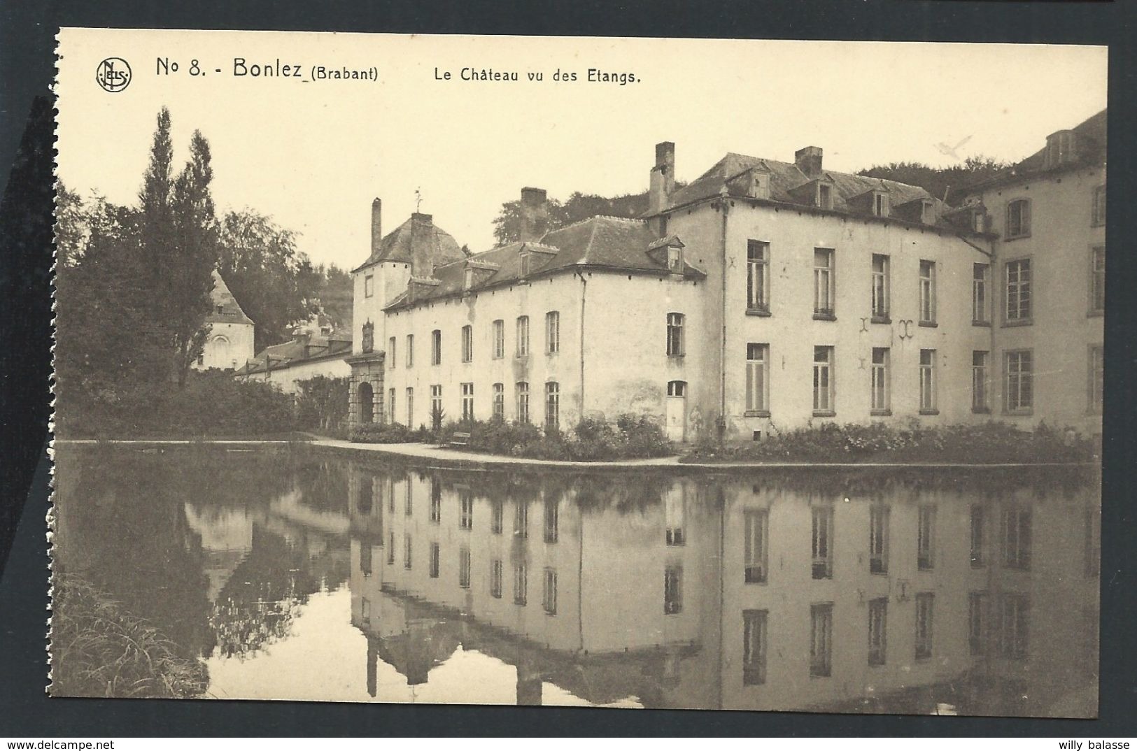 CPA - BONLEZ - Le Château Vu Des étangs - Kasteel - Nels N° 8    // - Chaumont-Gistoux
