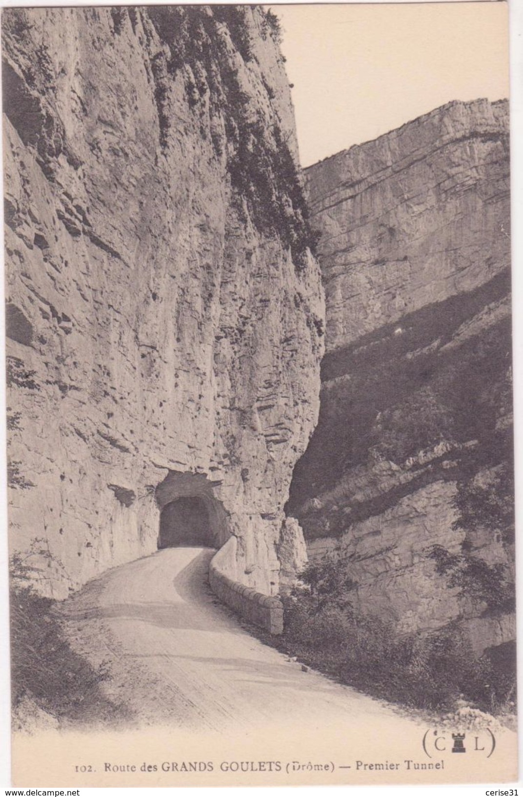 CPA -  102. Route Des GRANDS GOULETS - Premier Tunnel - Autres & Non Classés