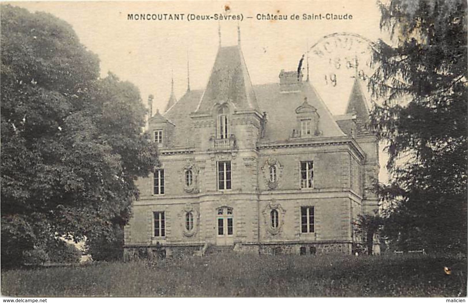 - Depts Div.-ref-UU05- Deux Sevres - Montcoutant - Chateau De Saint Claude - Chateaux - - Moncoutant