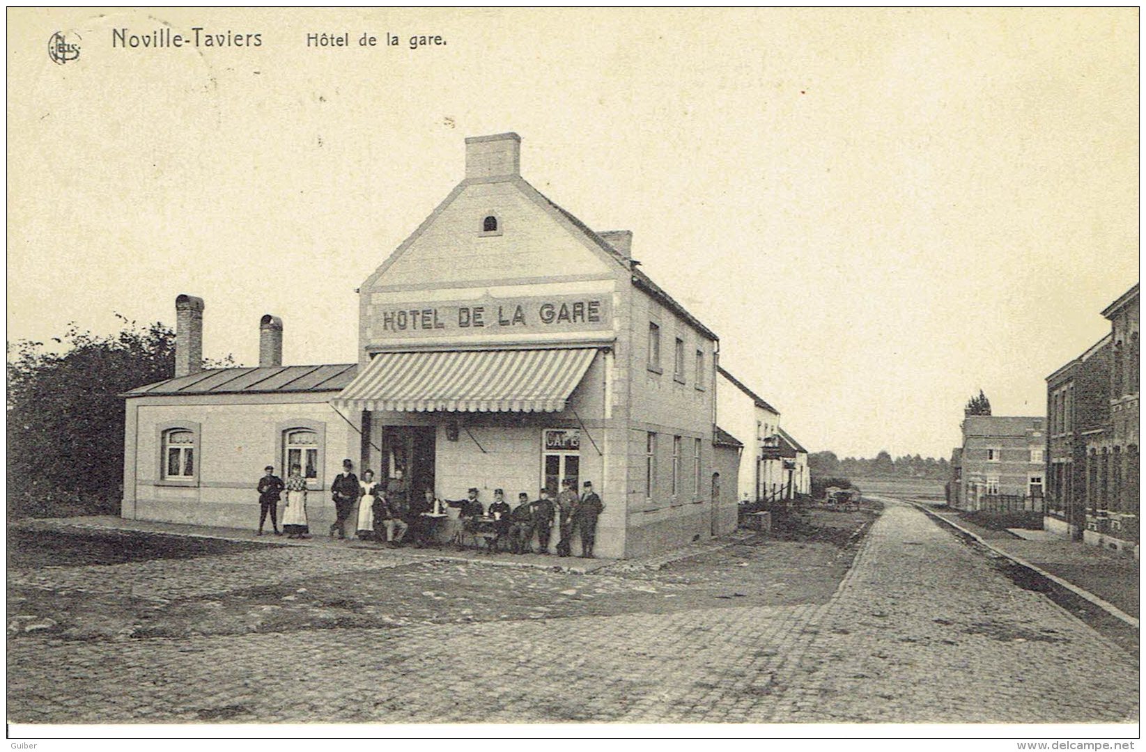 Eghezee Noville-tviers Hotel De La Gare Edit. Leon Willem Wasseiges 1909 - Eghezée