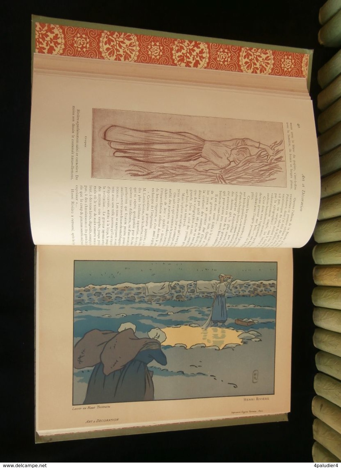 Revue ART Et DECORATION 1897 à 1910  MUCHA MEHEUT CHERET HENRI RIVIERE LALIQUE - Art