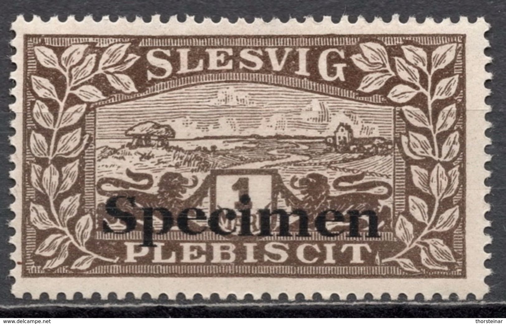 1920 Deutsches Reich Schleswig Specimen MNH** - Autres & Non Classés