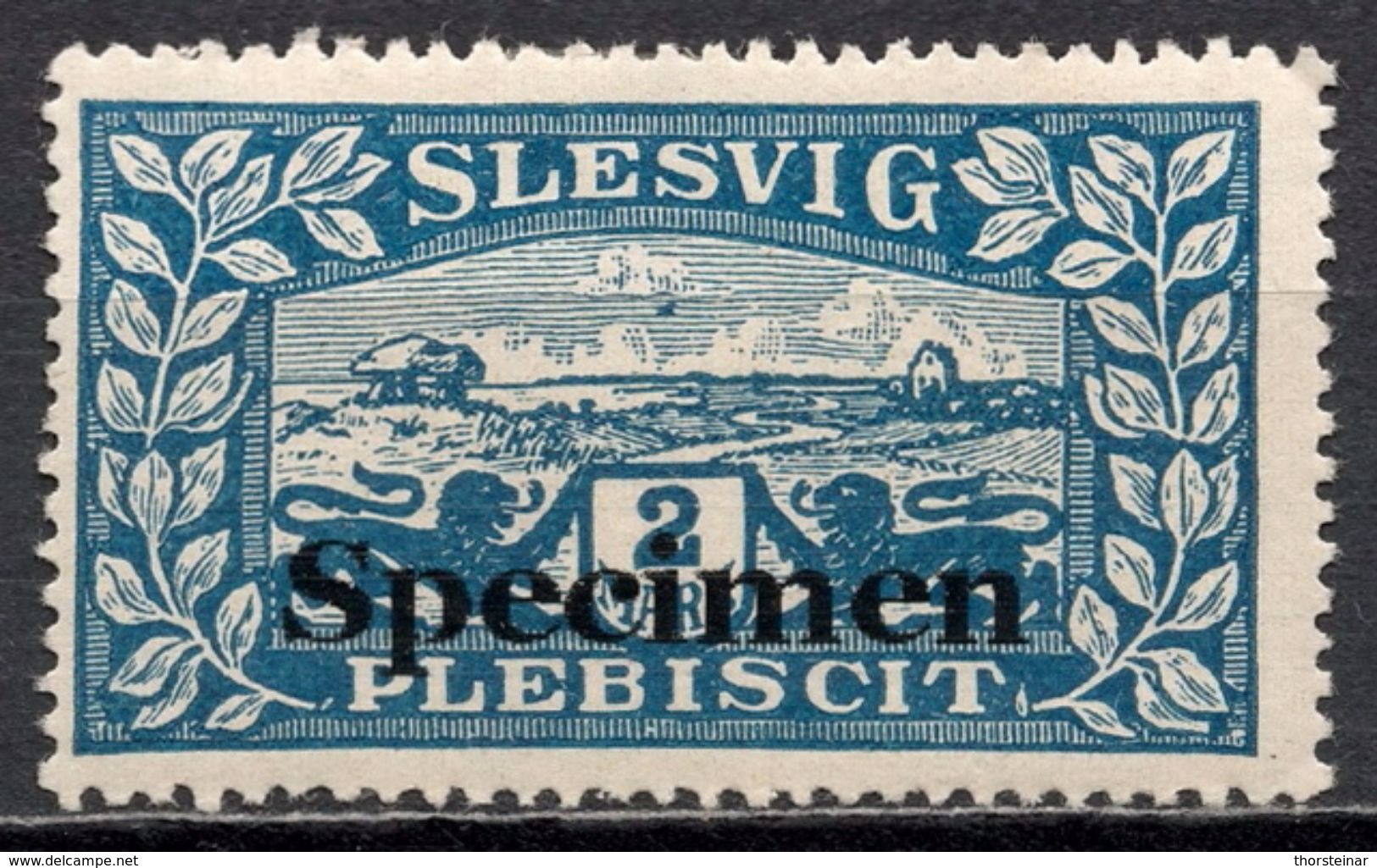 1920 Deutsches Reich Schleswig Specimen (geprüft) MLH - Autres & Non Classés