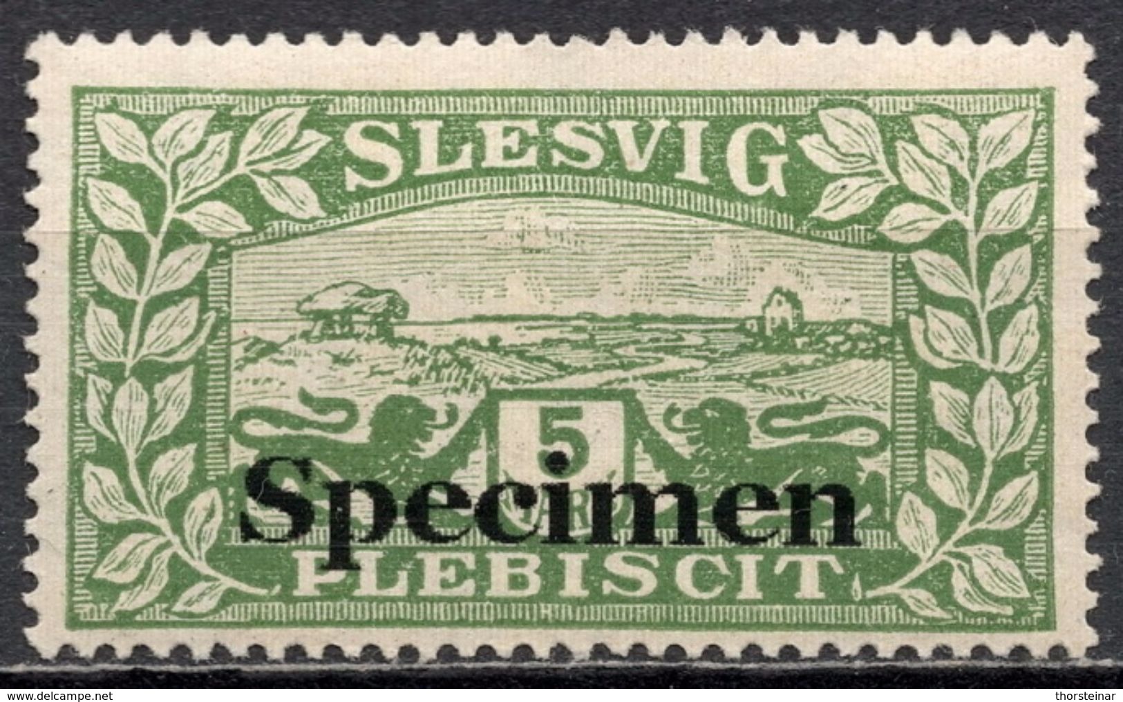 1920 Deutsches Reich Schleswig Specimen (geprüft) MLH - Autres & Non Classés