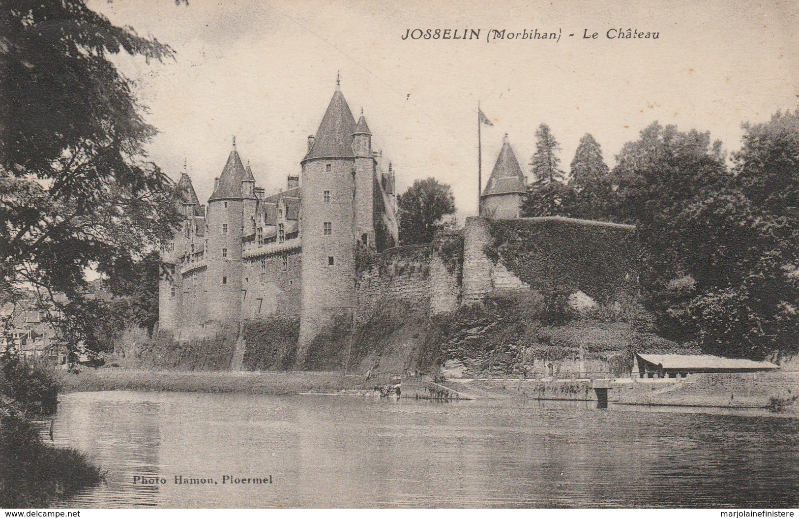 CPA - Dép. 56. JOSSELIN (Morbihan) - Le Château. Photo Hamon, Ploërmel - Josselin