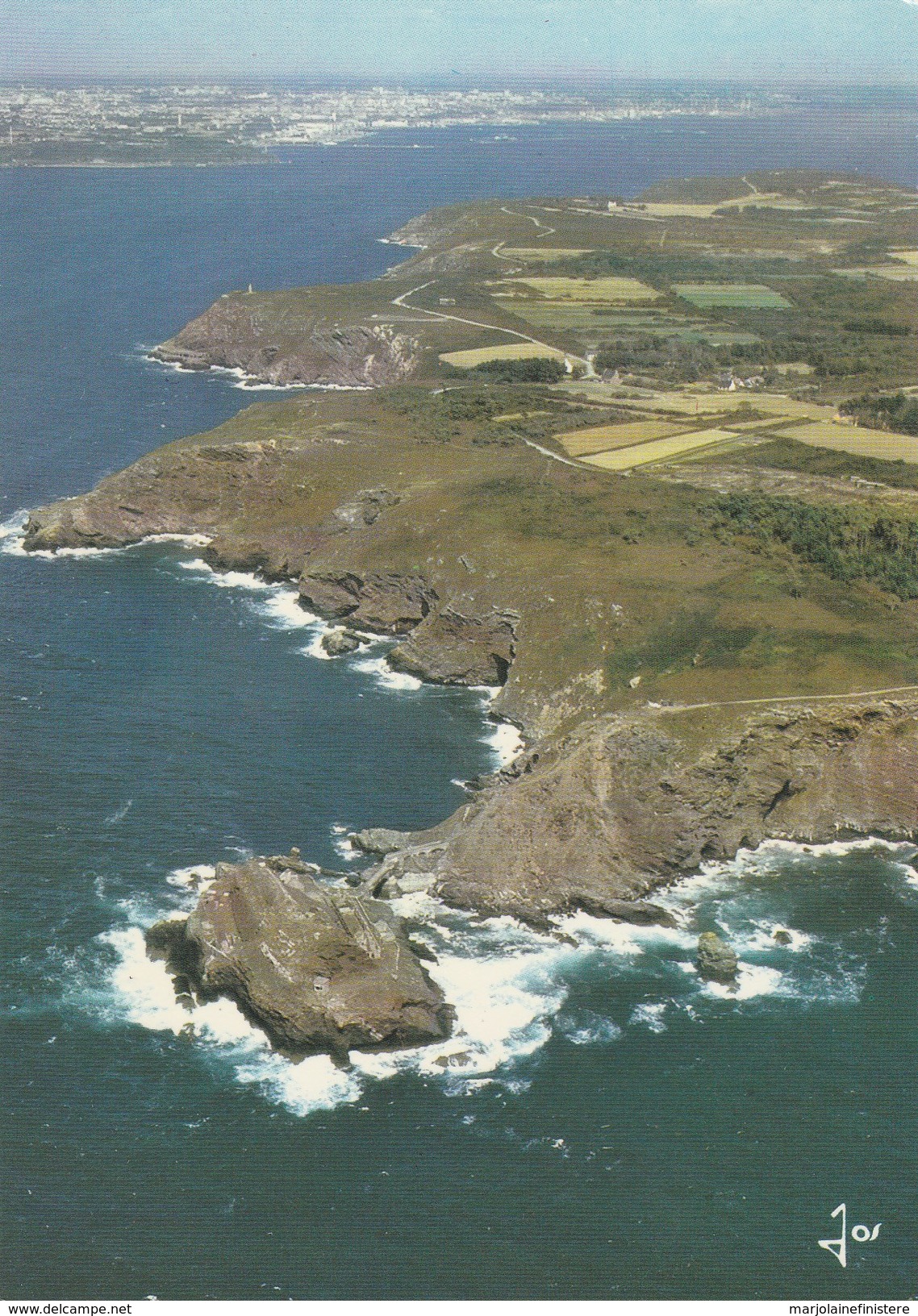 CPM - La Bretagne En Couleurs. - Presqu'île De Roscanvel. Vue Aérienne. Ed. D'Art JOS Le Doaré. N° 9-1126 - Altri & Non Classificati