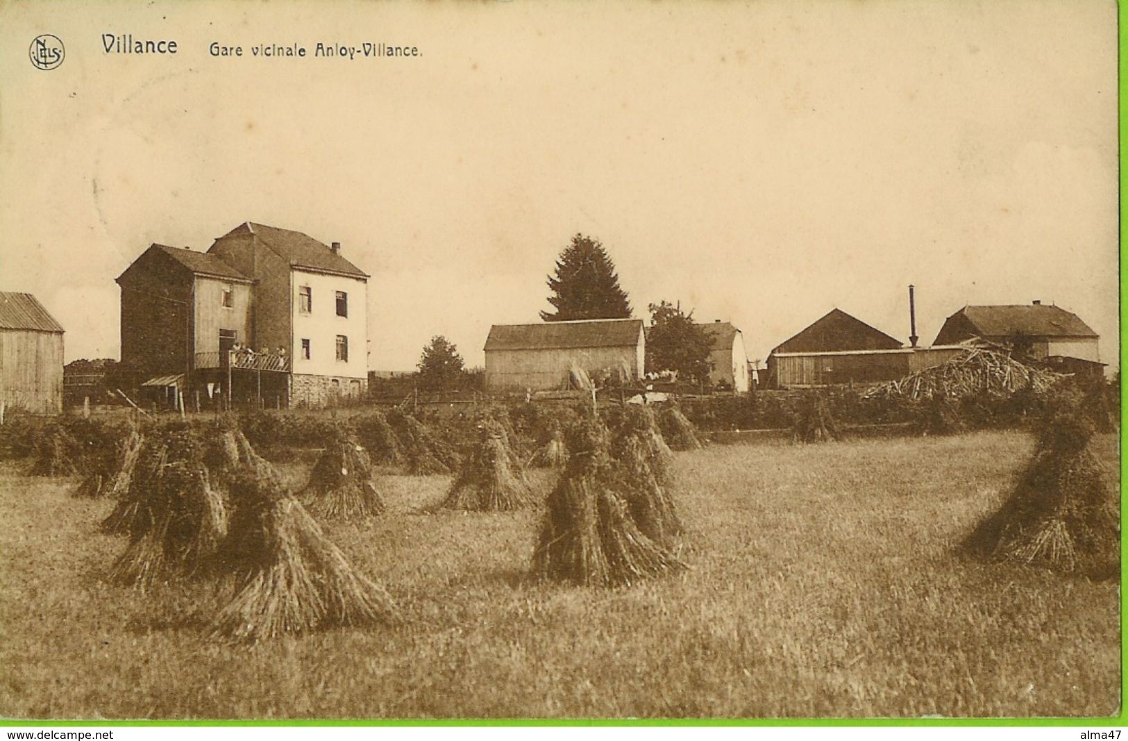 Villance - Gare Du Vicinal Anloy-Villance - Circulé Vers 1936 - Photo Duchêne, Libin Edit. Mahoux Lejeune, Villance - Libin