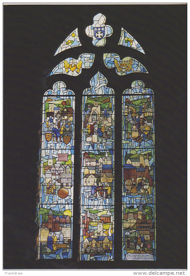 Postcard - Chesterfield Parish Church - Anniversary Window - Very Good - Non Classés