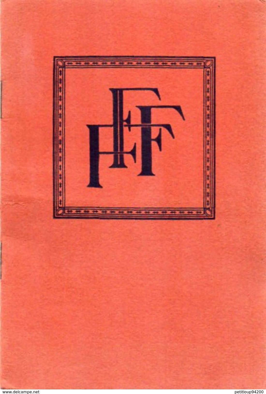 PROGRAMME SOIREE ARTISTIQUE FOYERS FEMININS DE FRANCE FFF Gymnastique Chant Dictons Et Danse  JUIN1939 - Gymnastik