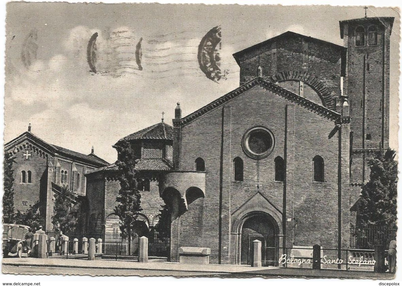 Z4695 Bologna - Chiesa Di Santo Stefano - La Facciata / Viaggiata 1958 - Bologna