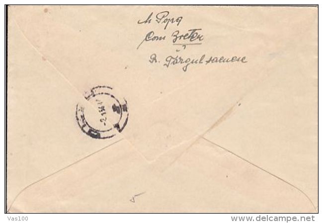 MINER'S DAY, STAMP ON COVER, 1956, ROMANIA - Briefe U. Dokumente