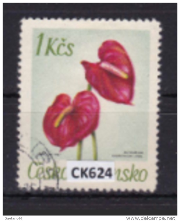 Cecoslovacchia 1967: Francobollo Usato Da 1 Kr. Della Serie "Fiori Dei Giardini Botanici". - Gebraucht