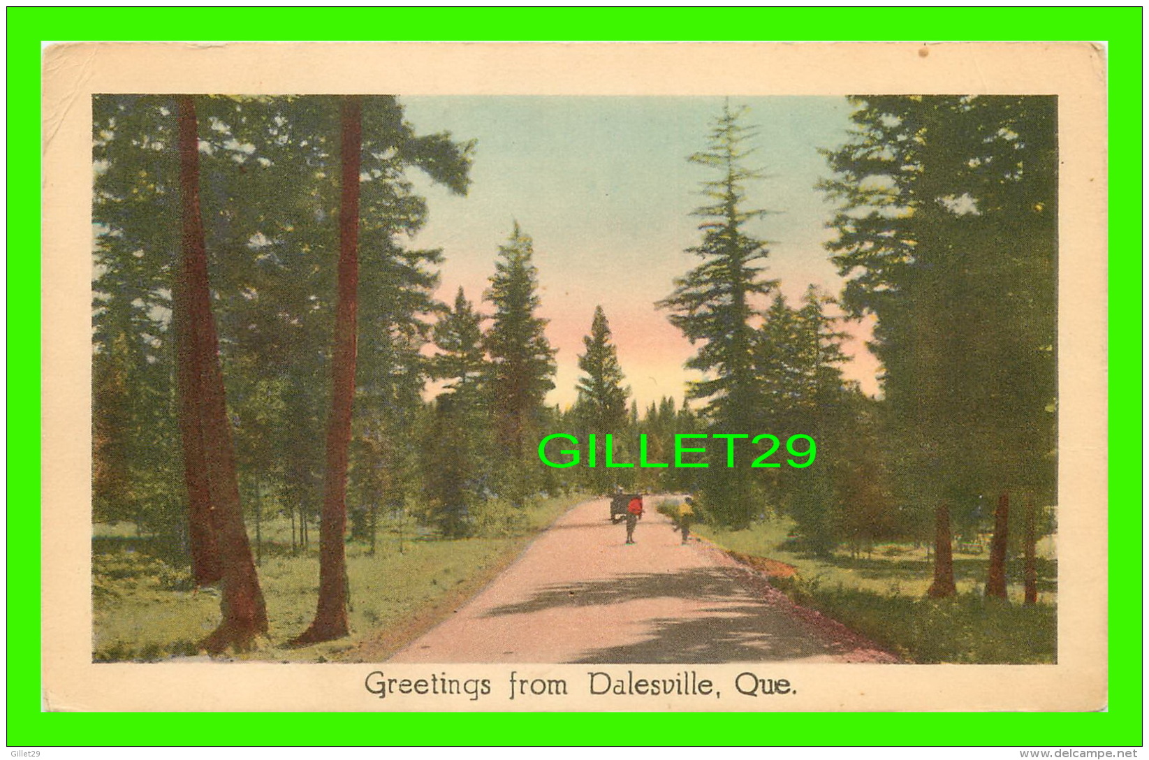 GREETINGS FROM DALESVILLE, QUEBEC - SOUVENIR DE LACHUTE - ANIMÉE - CIRCULÉE EN 1950 - S.D.C. - - Souvenir De...